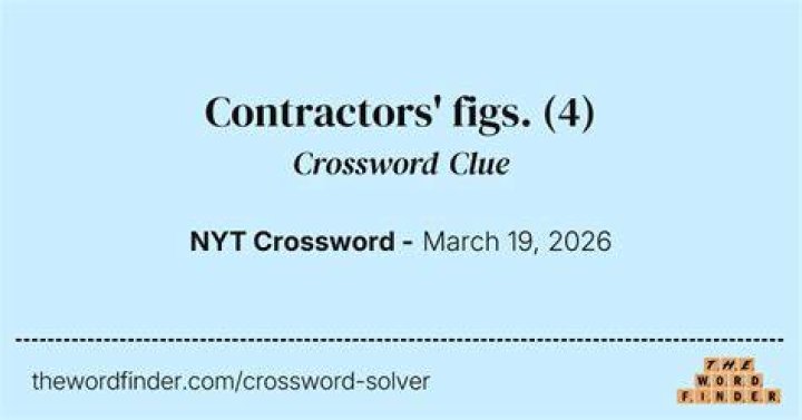 O.R. figs NYT Crossword Clue - News