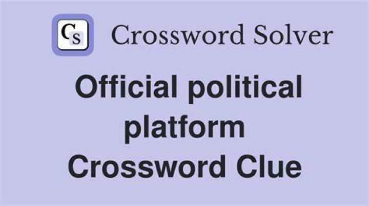 Political puppet Crossword Clue Universal - News