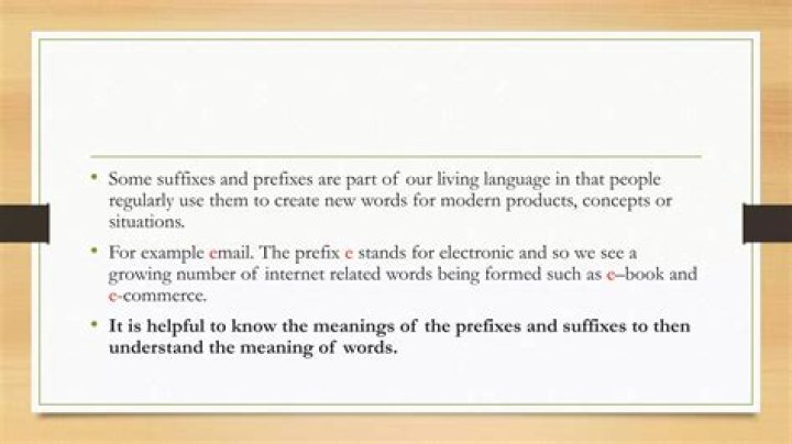 Prefix meaning modern