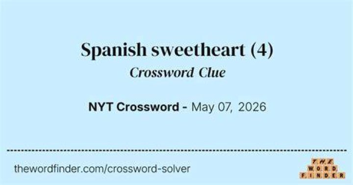 Prospective sweetheart, say NYT Crossword Clue