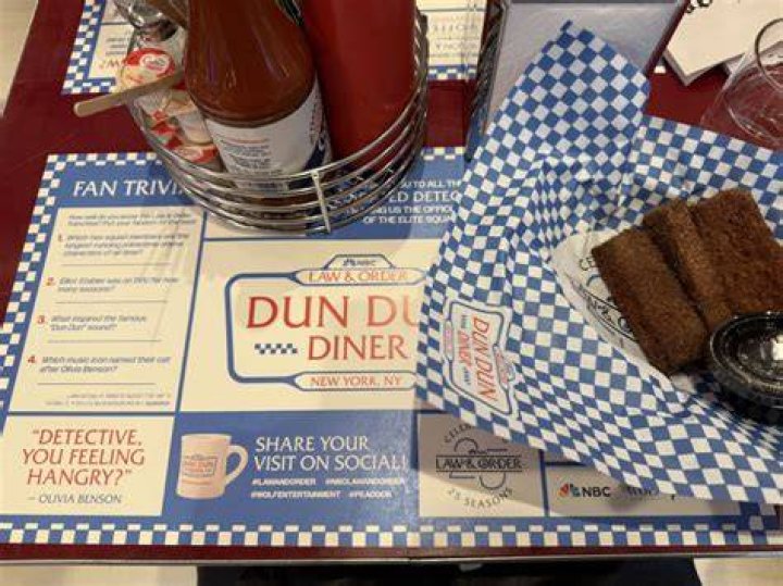 Puzzle on a diner place mat