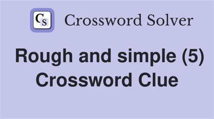 Rough chipped flint Crossword Clue Wall Street