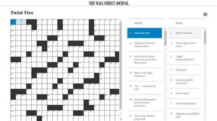 Sahara feature Wall Street Crossword Clue