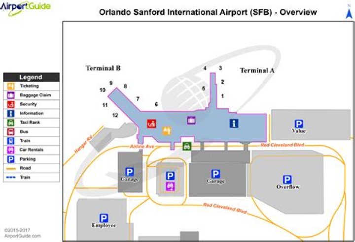 Sanford Airport Map: Your Ultimate Guide to Exploring Orlando Sanford International Airport