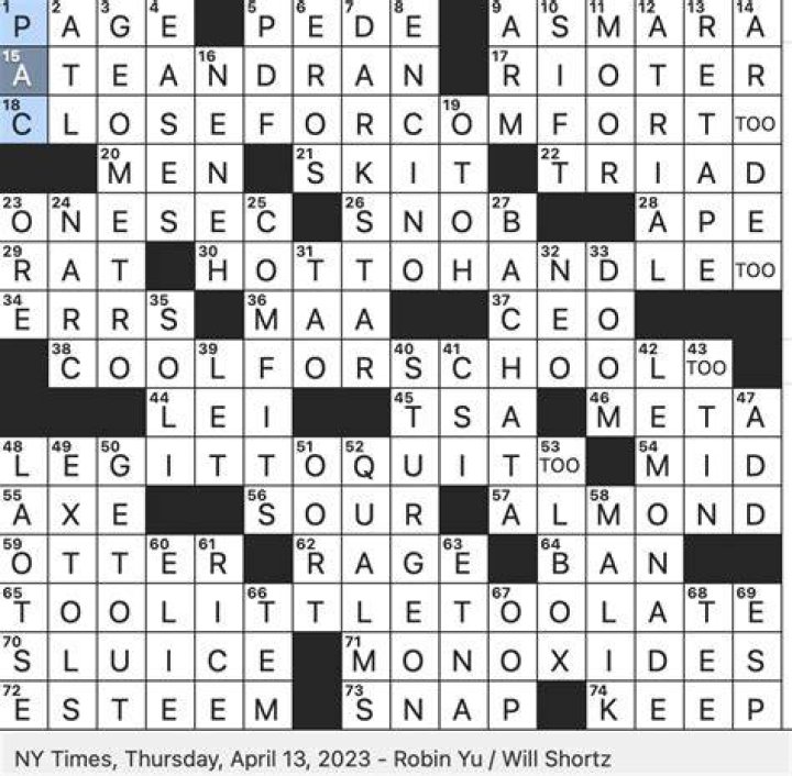 Sci-fi cult classic of 1974 NYT Crossword Clue