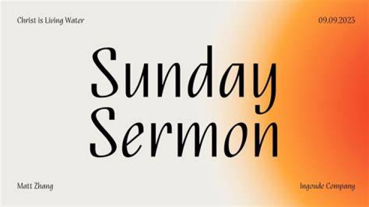 Seat for a Sunday sermon
