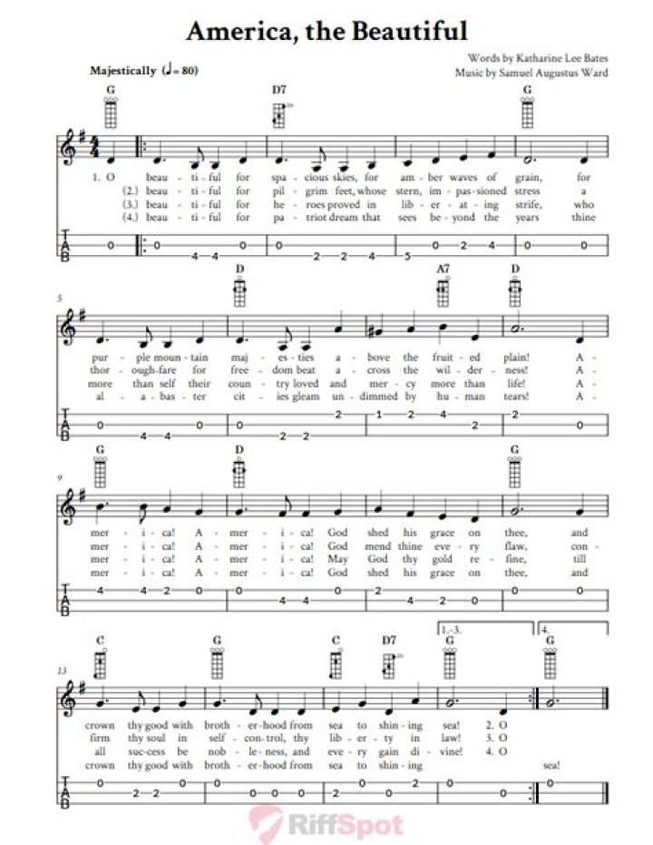 Shining thing in the song America the Beautiful