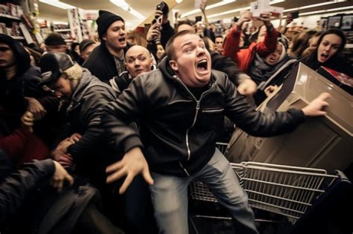 Shopping frenzy