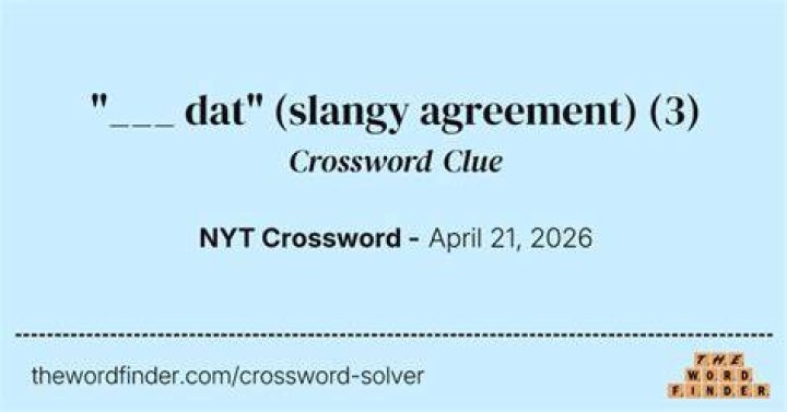 Slangy agreement