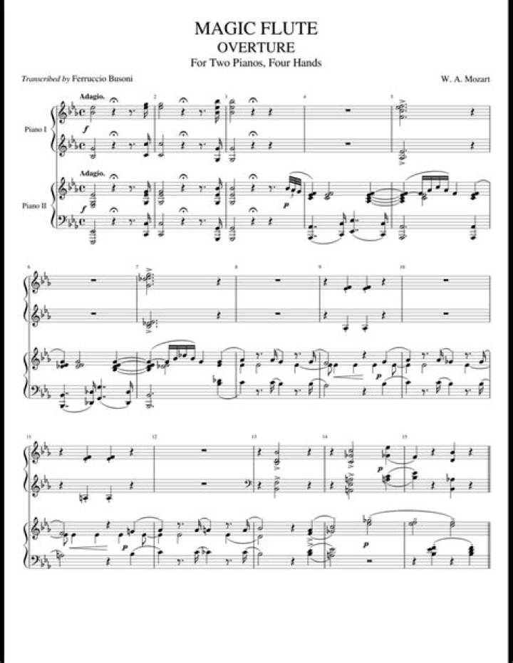 Song from Rigoletto or The Magic Flute for example