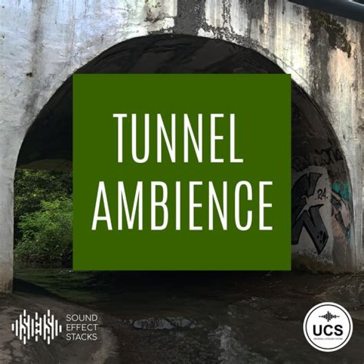 Sound effect in a tunnel