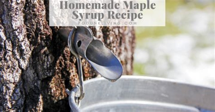 Sticky liquid that's boiled down to make maple syrup