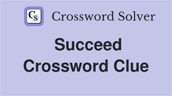 Succeed in the end Crossword Clue NYT - News