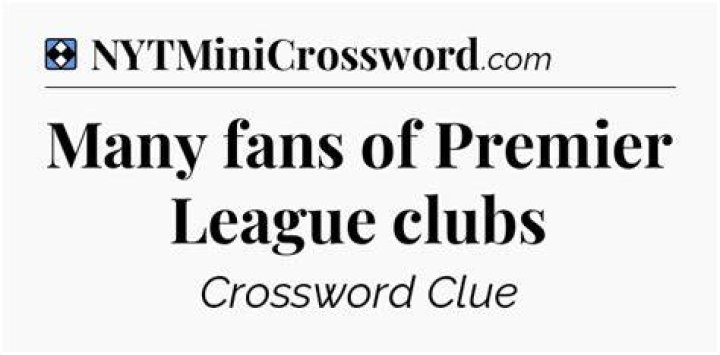 Super-big fans NYT Crossword Clue Answer 5 letters - News