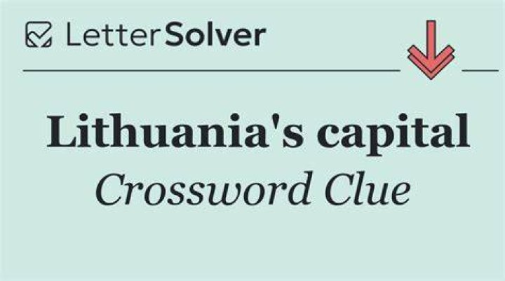 Thomas Joseph Latvia's capital Crossword Clue