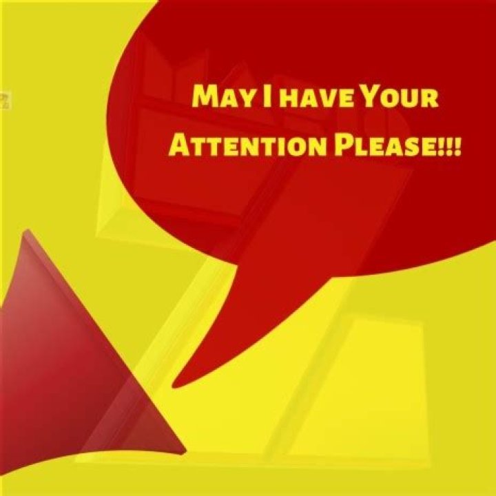 Throaty Can I have your attention please? sound