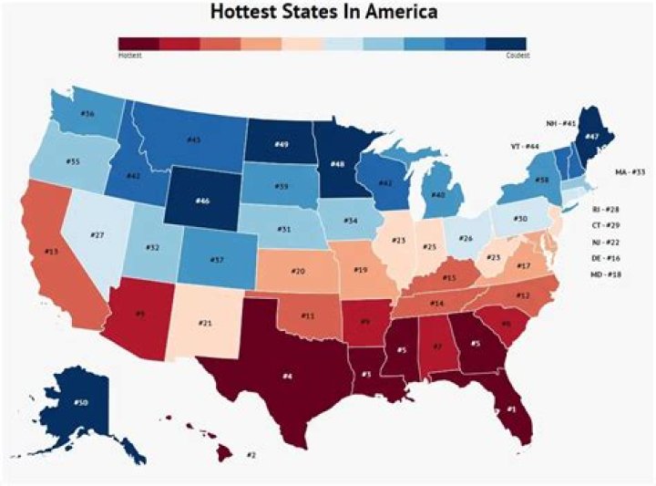Top 20 Hottest States in the US: A Comprehensive Guide