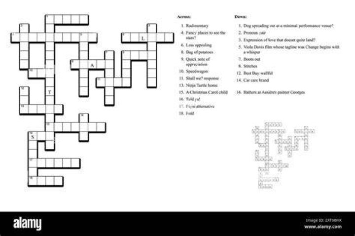 Trademark Puzzle Page Crossword Puzzle Clue Answers