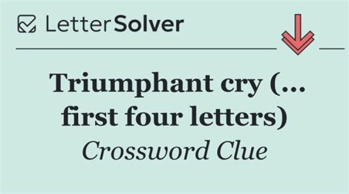 Universal *Paddock cry 5 letters Crossword Clue Answers - News