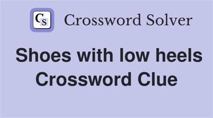 USA Today 60s shoes with block heels Crossword Clue