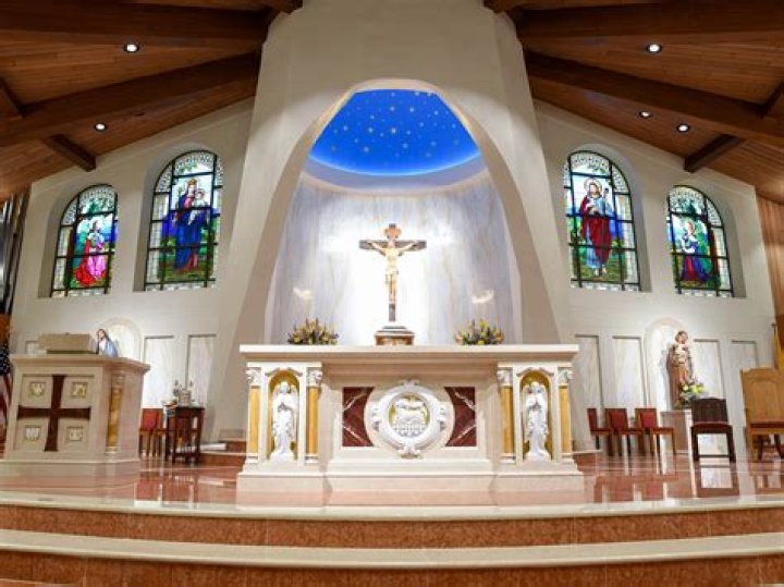 Usual response at the altar: 2 wds.