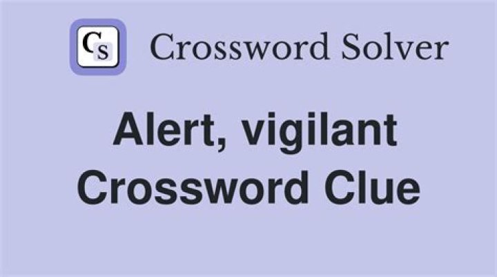Vigilant Thomas Joseph Crossword Clue