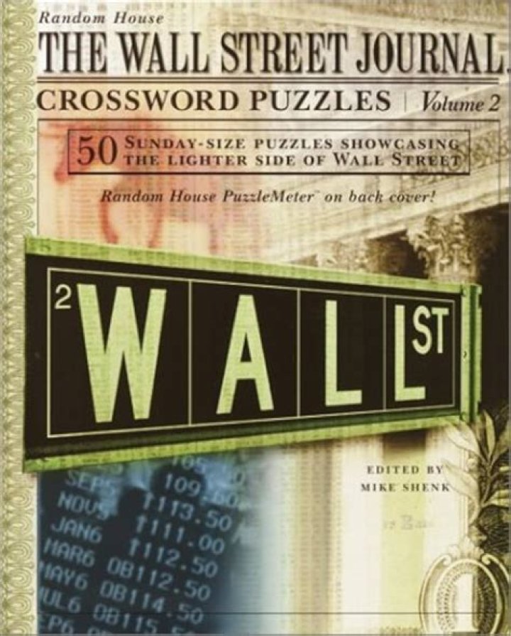 Wall Street Playlist entry WSJ Crossword Puzzle clues and Answers
