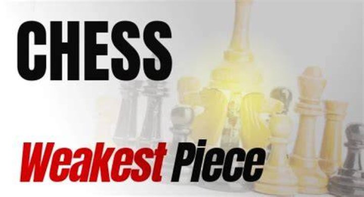 Weakest chess piece usually