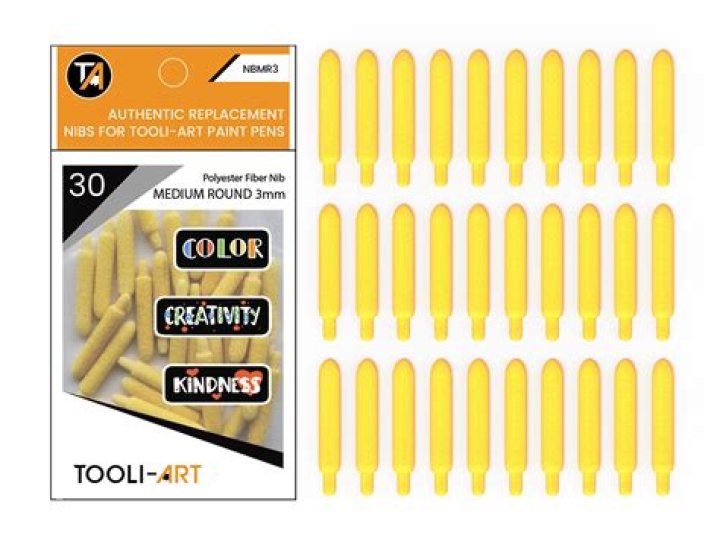 What are nibs in paint?