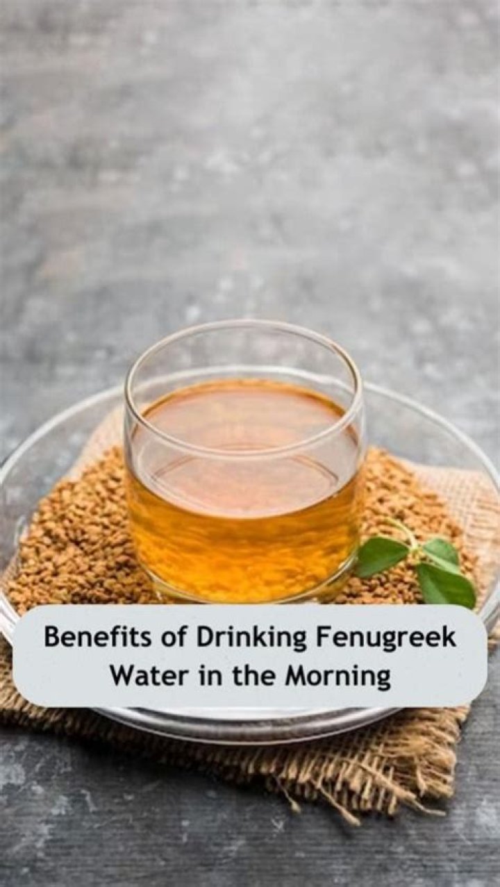 What are the benefits of drinking fenugreek water?