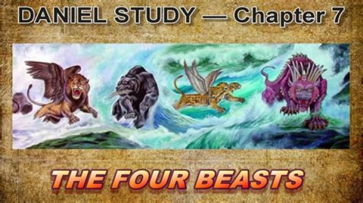 What are the four beasts in Daniel's dream?