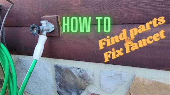What are the parts of an outdoor faucet called?