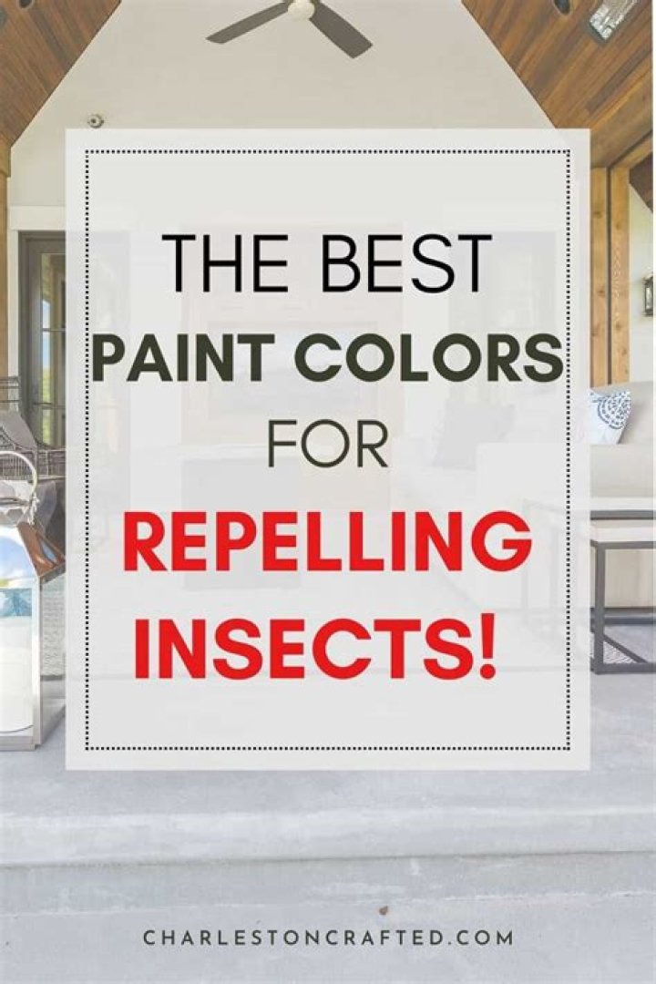 What color paint keeps bugs away?