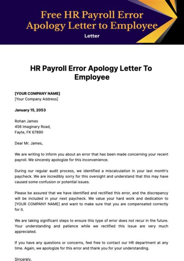 What happens if employer missed payroll?