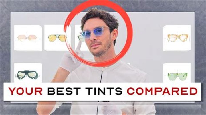 What is the best tint percentage for sunglasses?
