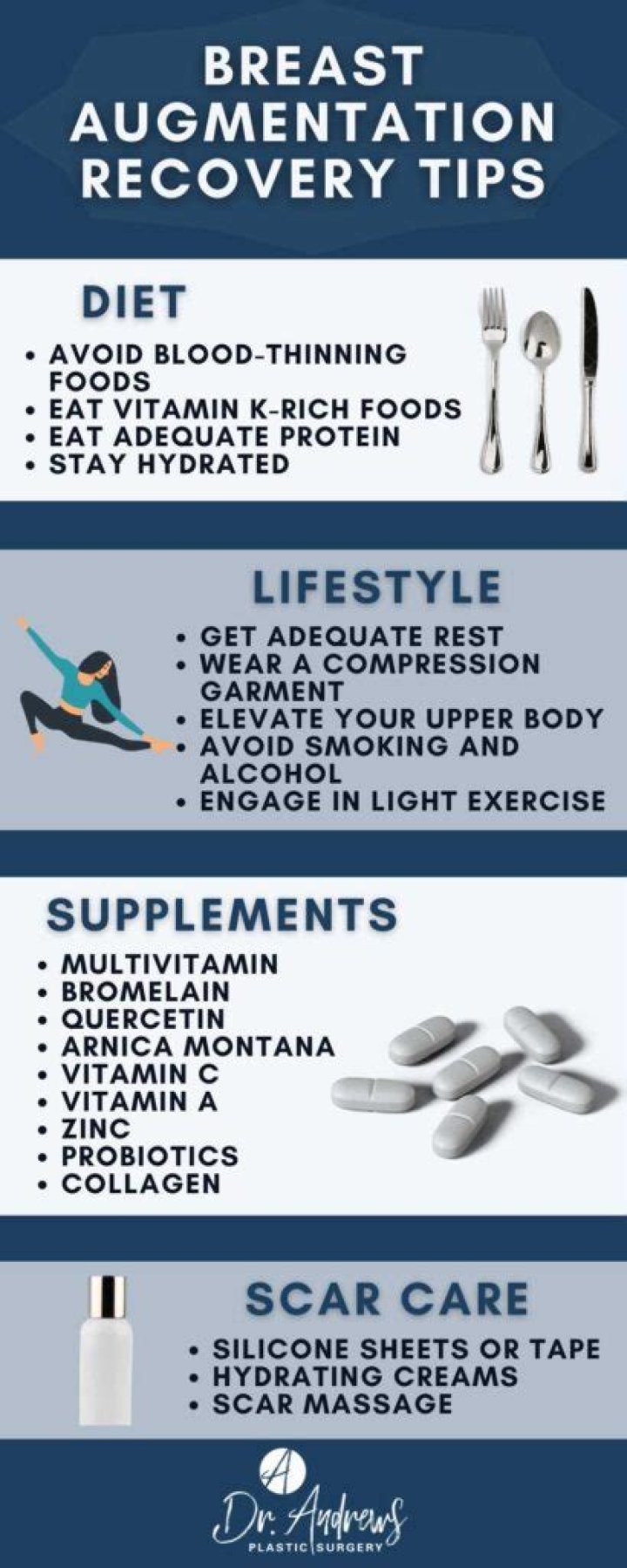 What is the fastest way to recover from breast augmentation?