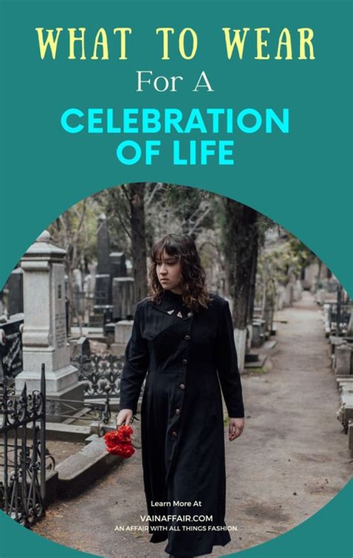 What is the order of a celebration of life?