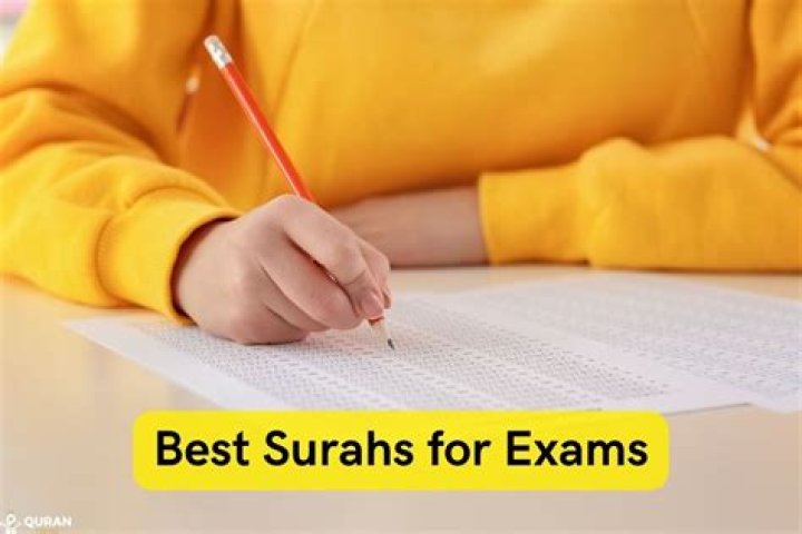 What surah is good for exams?