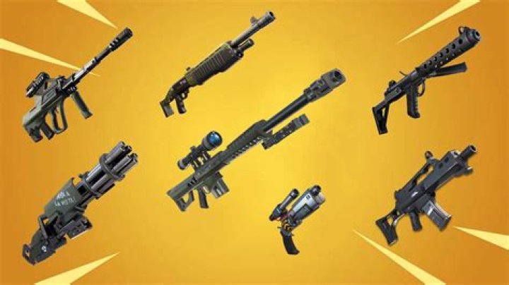 What was the first Fortnite gun?