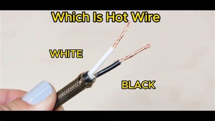 Which black wire is the hot wire?