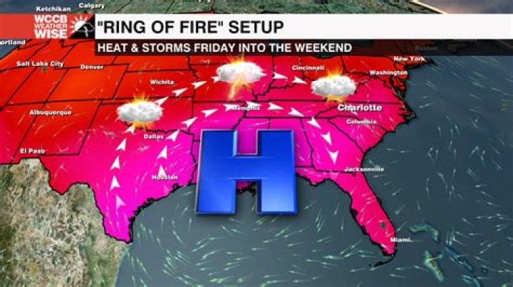 Who discovered the ring of fire?