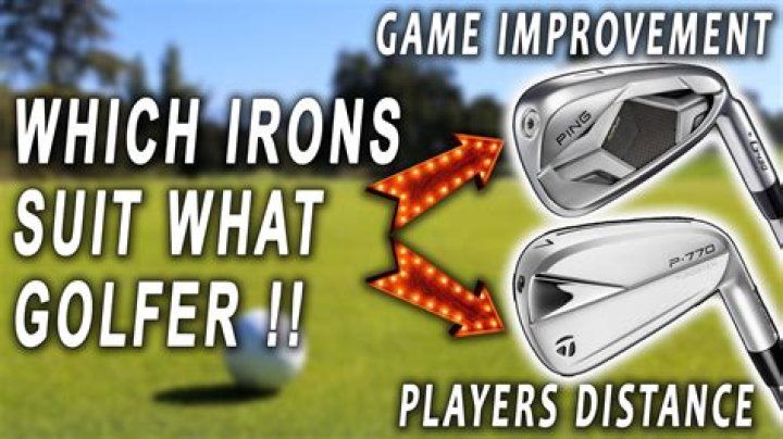 Who Should play game improvement irons?