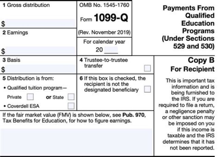 Who should receive the 1099-Q form?