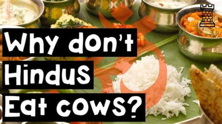Why do Hindus not eat beef?