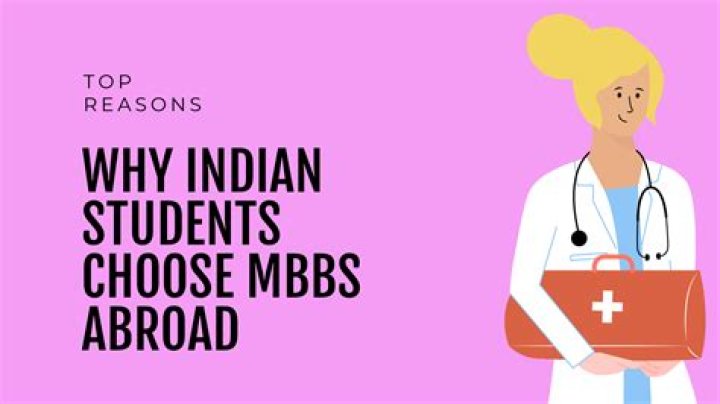 Why do Indians study MBBS abroad?