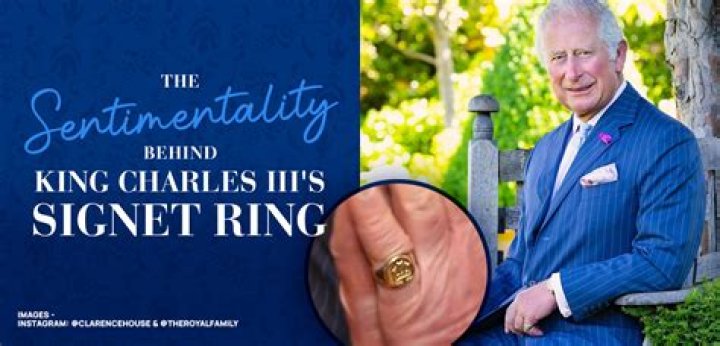 Why does Prince Charles wear a pinky ring?