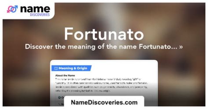 Why is Fortunato's name ironic?